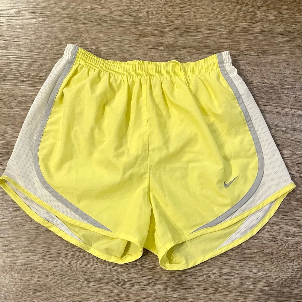 Yellow Nike Running Shorts